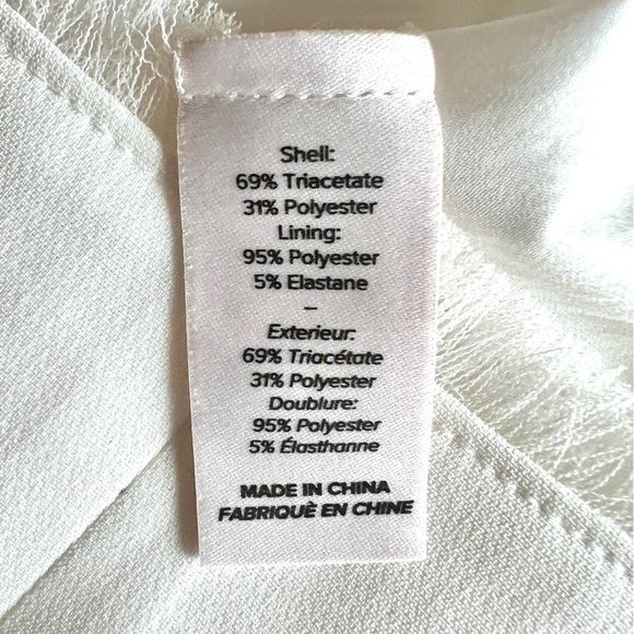 Cinq a Sept Bethel Ruffle Mini Dress Ivory size 12 - Picture 14 of 16